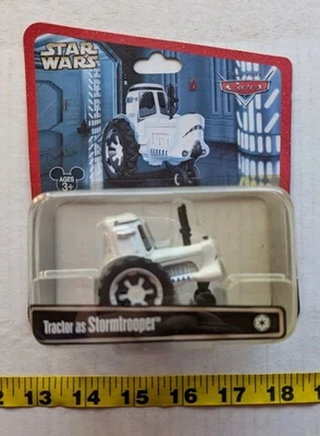 Disney Pixar CARS Tractor como Stormtrooper 2013 Guerra de las Galaxias Nuevo MOSC Foto 1 de 4