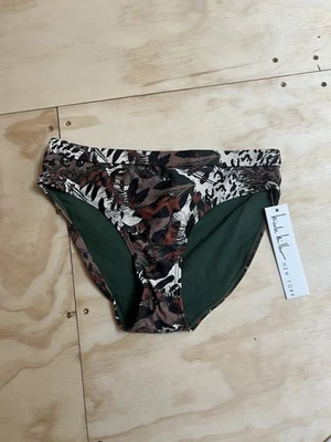 Nicole Miller NWT size 8 Cheetah/ Animal Print Cheeky Bikini Bottoms - Image 1 of 4