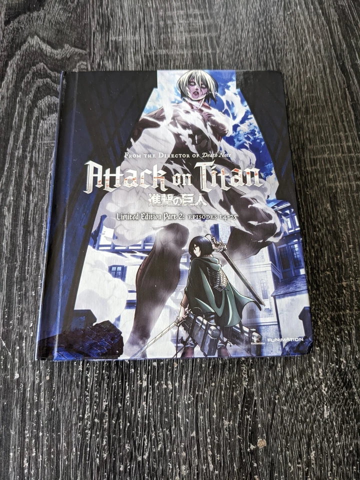 Attack On Titan Limited Edition Part 2 Blu-ray DVD Box Set Rare - Image 1 of 1