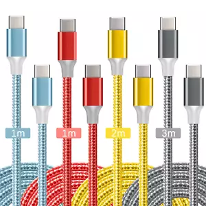 Für Samsung Z Flip Fold 3, 4, 5, 6 USB C auf USB C Typ C Kabel Datenkabel 1m 2m - Bild 1 von 16