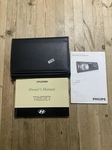 01-08 HYUNDAI TRAJET OWNERS HANDBOOK MANUAL PACK AND WALLET 2004 Ref1709 - Picture 1 of 24