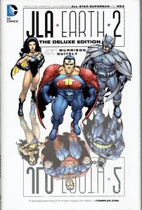 JLA EARTH 2 DELUXE EDITION HC NEW! - Picture 1 of 2