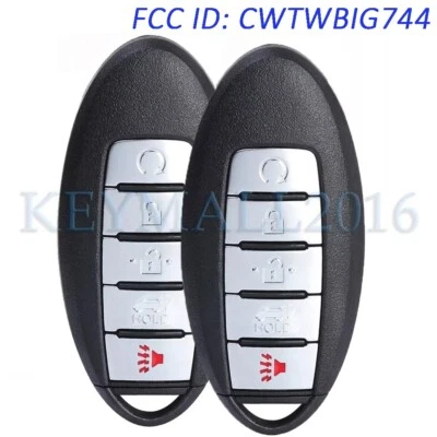 2 CWTWBIG744 Remote Key Fob for Nissan Armada 2017 2018 2019 20 21 22 2023 2024 Foto 1 de 3