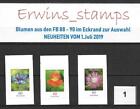 Bund 1Juli 2019 Blumen Aus Fb 88   90 Eckrand Postfrisch Auswahl