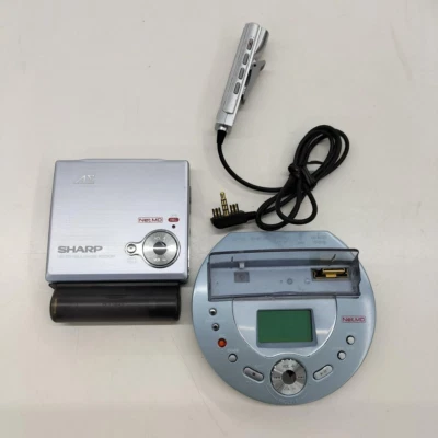 [Used] SHARP IM-DR805 minidisc MD walkman player recorder Accessories included - Image 1 of 4