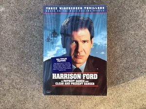 THREE WIDESCREEN THRILLERS - HARRISON FORD/SEAN CONNERY - 3 DVD's - NEW / SEALED - Picture 1 of 4
