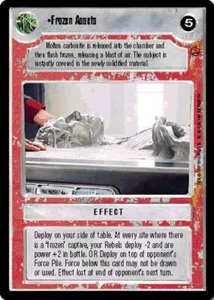 Star Wars CCG Reflections II VRF Very Rare Foil Frozen Assets - Picture 1 of 1