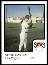 1986 ProCards Las Vegas Stars Steve Garcia Las Vegas Stars #4