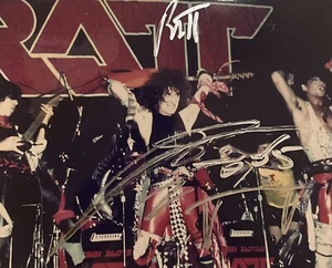 STEPHEN PEARCY SIGNED RATT 8X10 AUTOGRAMMFOTO 1984. ARCADE, VERTEX. - Bild 1 von 1