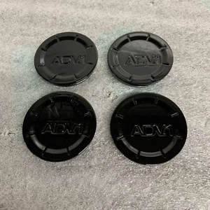 ADV1 Wheels Center Cap Gloss Black O-Ring Size 76 MM Set Of 4 Pcs - Bild 1 von 9