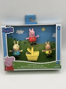 Peppa Pig Peppa's Picknick Spaß Spielset PEPPA PIG, REBECCA RABBIT, PEDRO PONY NEU - Bild 1 von 5