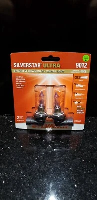 Sylvania Silverstar ULTRA 9012 Pair Set High Performance Headlight 2 Bulbs NEW - Image 1 of 2