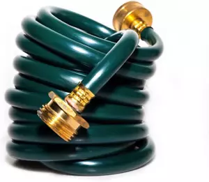 Lightweight EVA Recoil Garden Hose: Retractable Coil Water Hoses with 3/4" GHT S - Picture 1 of 12