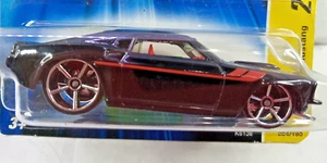 2007 NEW MODELS 1969 FORD MUSTANG BLACK W/RED STRIPE HOT WHEELS 1/64 DIECAST CAR - Picture 1 of 9