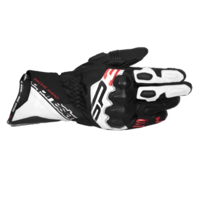 Guantes Alpinestars SP-3 Moto Negro Blanco Rojo Flo Foto 1 de 2