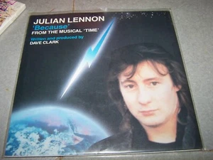 JULIAN LENNON U.K. 7"W P/S OF "BECAUSE" BY THE DAVE CLARK 5 NEAR MINT CONDITION - Picture 1 of 1