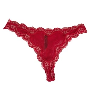 Victoria’s Secret Sexy Little Things rosa Spitzentanga Gr. S (2008) neu ohne Etikett - Bild 1 von 4