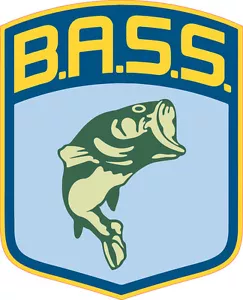 "Calcomanía de vinilo pegatina escudo pesca B.A.S.S 4""x5" - Imagen 1 de 1