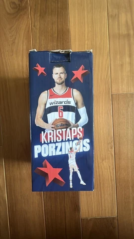 NEW KRISTAPS PORZINGIS Washington Wizards NBA Bobblehead Give Away (SGA) 3/22/23 Cover