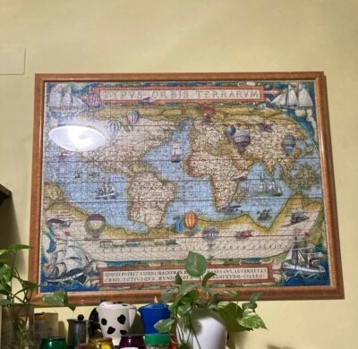 puzzle 2000 pezzi con cornice già fatto. Bellissimo oggetto di arredo - Immagine 1 di 2