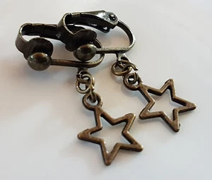 OHRCLIPS CLIPS BRONZE  STERNE - Bild 1 von 2