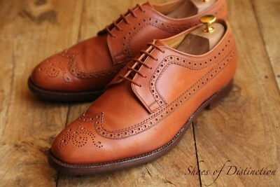 Church's Aden Tan Brown Leather Derby Brogue Shoes UK 9.5 G US 10.5 - Image 1 of 4