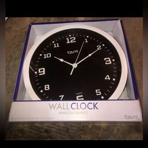 orologio tzumi bianco/nero 9,4” nuovo con scatola - Foto 1 di 1