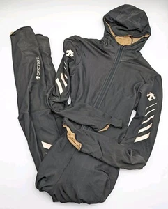 DESCENTE Winter Body Suit Jersey One Piece Race Road Cycling Size M Vintage - Picture 1 of 9