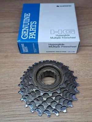 Retro Bicycle Parts NIB NOS Shimano HG Freewheel MF-HG20 6-Speed 14T-24T - Image 1 of 4