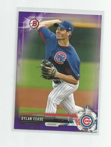 2017  Bowman   DYLAN CEASE   Purple  228/250 - Picture 1 of 2