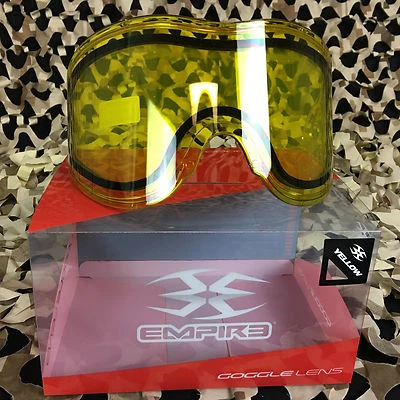NEW Empire E-Vents E-Flex Helix Avatar Paintball Mask Lens - Thermal - Yellow