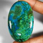 191.30Cts100%Natural Green Azurite Chrysocolla Oval Cabochon Loose Gemstone