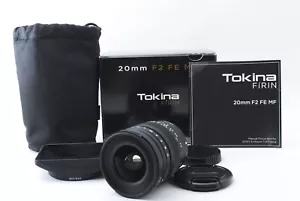 " Top MINT " Tokina FiRIN 20mm f2 FE MF for SONY E-Mount w/Lens Hood BH-622 #048 - Picture 1 of 12