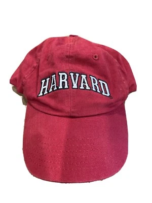 Gorra de béisbol Harvard carmesí ajustable bordada Foto 1 de 4