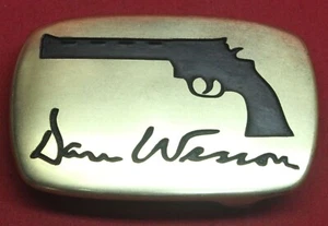 Messing Dan Wesson Gürtelschnalle - Bild 1 von 2