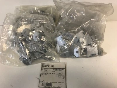 QTY. (120) NEW OLD STOCK! COOPER B-LINE 1-1/4" UNISTRUT PIPE CLAMPS B2211-ZN - Image 1 of 2
