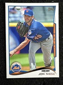 JON NIESE #60 2014 Topps Béisbol CANTIDAD Mets de Nueva York - Imagen 1 de 2