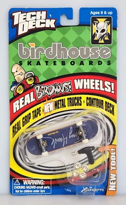 Tech Deck Birdhouse Skateboards Azul Tony Hawk Nombre Serie 3740 Raro Cardado Nuevo Foto 1 de 4