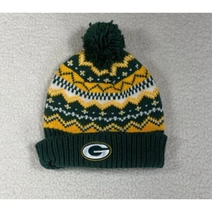 Ropa de equipo Green Bay Packers NFL tejido Pom Ball Top gorro invierno sombrero gorra - Imagen 1 de 8
