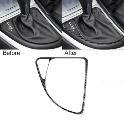 Cuadro de cambio de marchas de fibra de carbono para BMW 125i 128i 135i 1 pieza Foto 1 de 4