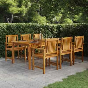 Tavolo da Giardino 200x100x74 cm in Legno Massello di Acacia - Foto 1 di 7