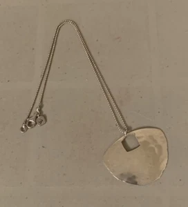 SILPADA Sterling Silver Big Dreamer Hammered Modernist Boho Necklace 16” N2727 - Picture 1 of 4