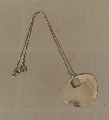 SILPADA Sterling Silver Big Dreamer Hammered Modernist Boho Necklace 16” N2727 - Image 1 of 4