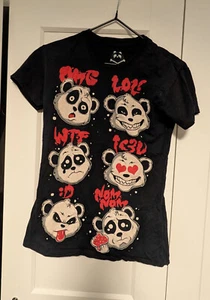 Cupcake Cult T-shirt Pandas Größe S gebraucht - Gothic, Punk - Bild 1 von 1