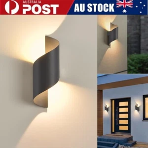 10W LED Wall Light Outdoor IP65 Waterproof Up Down Wall Sconce Lighting Fixture - Picture 1 of 15