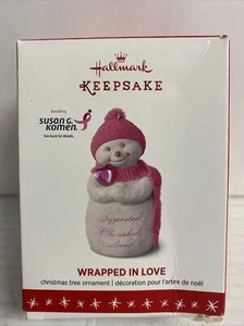 Hallmark 2016 Wrapped in Love Porzellan Ornament Neu - Bild 1 von 3