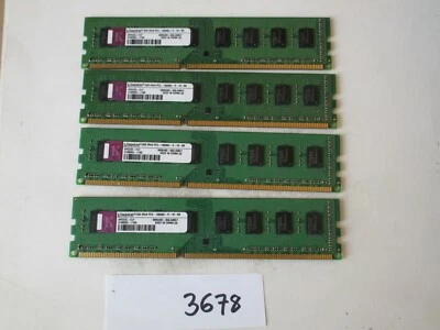 Kingston KP223C-ELF 4x2Gb=8Gb PC3-10600 1333Mhz DDR3 Desktop Memory RAM (3678) - Image 1 of 2