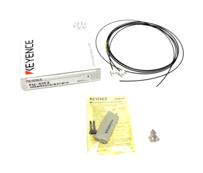 Keyence FU-51TZ Transmissive Fiber Optic Unit Thru-Beam Type - Image 1 of 4