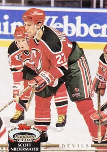 Topps Stadium Club Hockey 1992-93 Scott Niedermayer FTC #209 New Jersey Devils - Bild 1 von 1