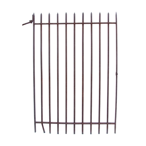 Antique Reclaimed Wrought Iron Tall Gate 52.75 x 35.625 Cover